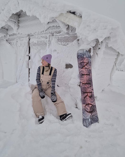 Cliente @sofiasmoodx en Dope Notorious B.I.B W 22 Pantalones Esquí Mujer Sand