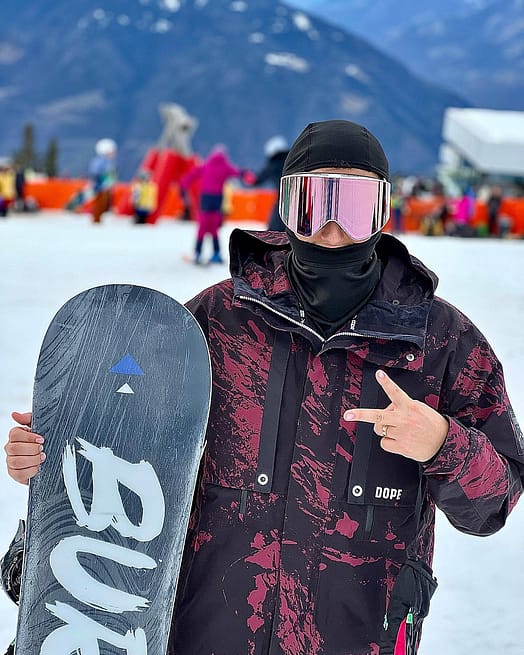 Cliente @dima_marco en Dope Mojo Chaqueta Snowboard Hombre Paint Burgundy