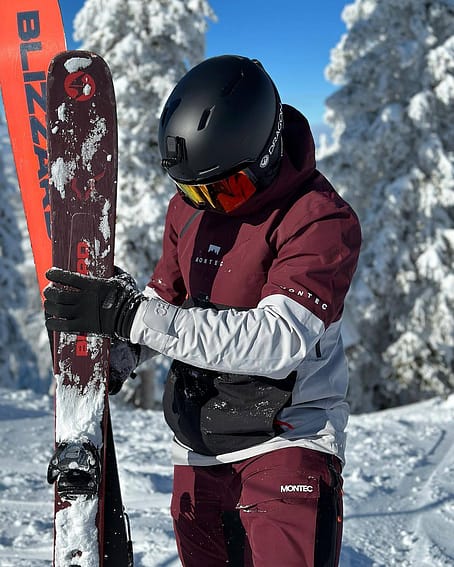 Cliente @nathaniel.nyberg en Montec Dune 2021 Chaqueta Snowboard Hombre Burgundy/Black/Light Grey