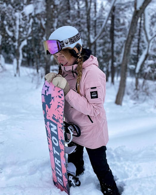 Customer @emma.jayyne in Dope Akin W Snowboard Jacket Women Soft Pink