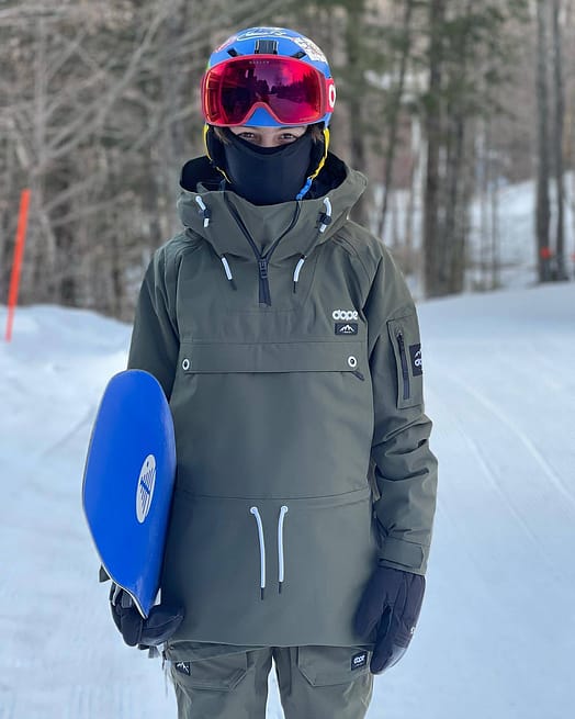 Klient @cbvern w Dope Annok 21 Kurtka Narciarska Mężczyźni Olive Green