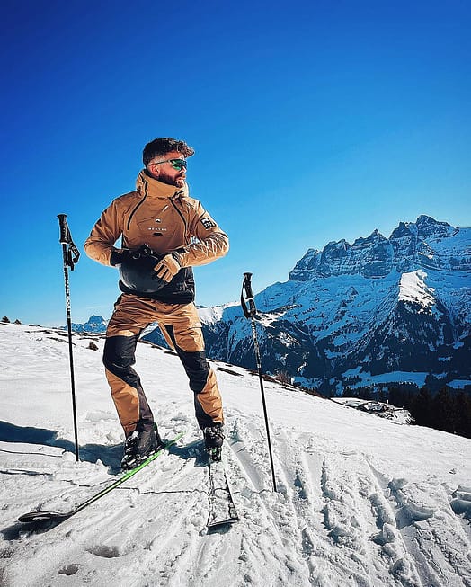 Kunde @xavierpinsta in Montec Fawk Skihose Herren Gold/Black