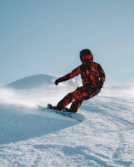 Zákazník @reinsgraphy v Dope Adept 2021 Bunda na Snowboard Pánské Paint Orange