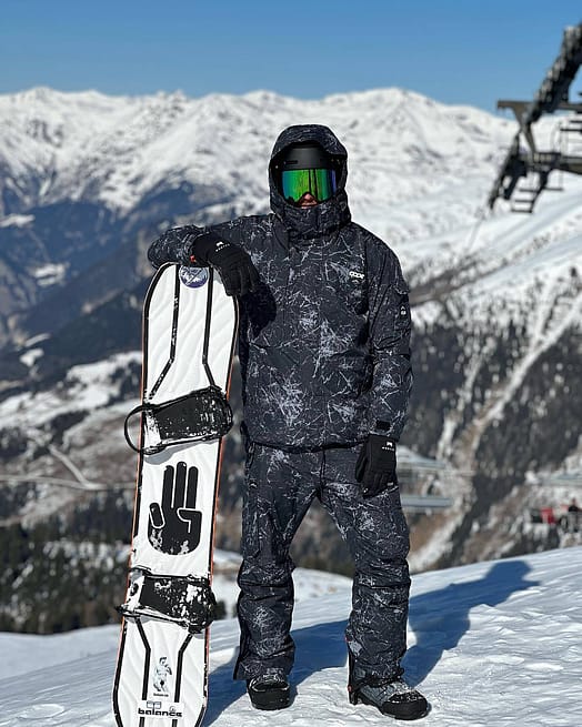 Klant @robinmc97 in Dope Adept Snowboard jas Heren Rock Black Renewed