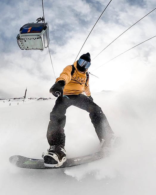 Cliente @teocolombo en Dope Wylie Chaqueta Snowboard Hombre DS Khaki Yellow