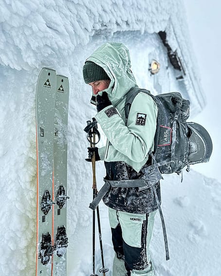 Kunde @lottawiemers in Montec Moss W Skijacke Damen Soft Green/Black