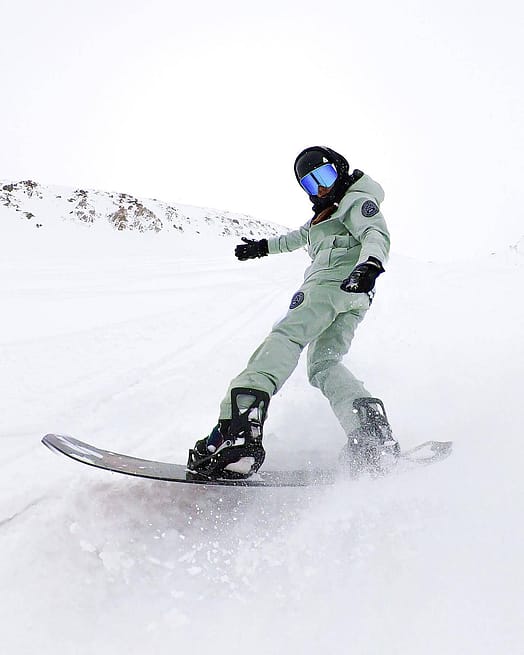 Customer @ma_rojass in Dope Blizzard W 2022 Ski Pants Women Faded Green