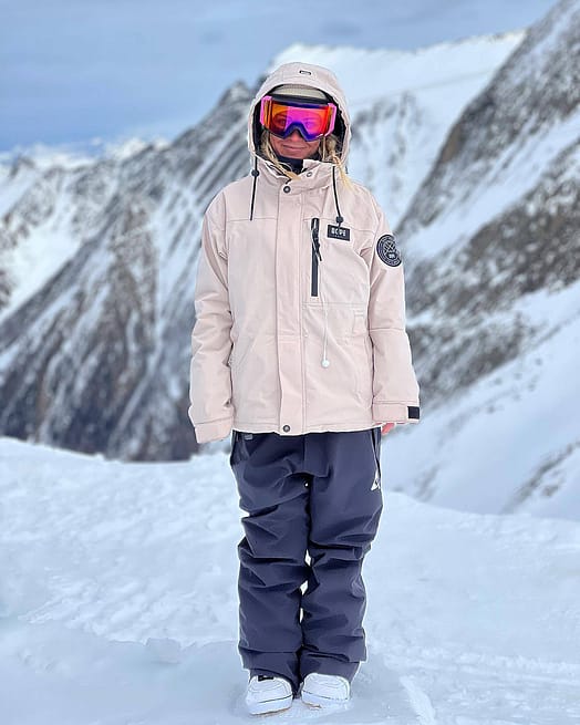 Cliente @kailirandmae in Dope Blizzard W Full Zip Giacca Sci Donna Sand