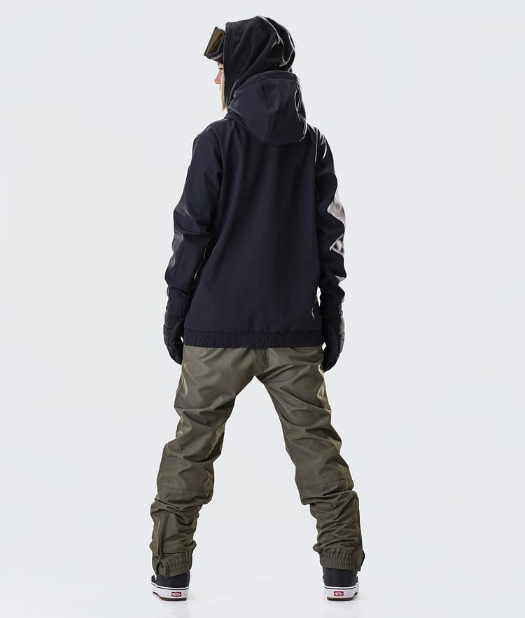 Dope Wylie W 10k Snowboardjakke Dame Capital Black, Billede 6 af 6