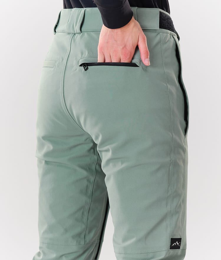 Dope Con W 2020 Pantalon de Ski Femme Faded Green, Image 5 sur 5