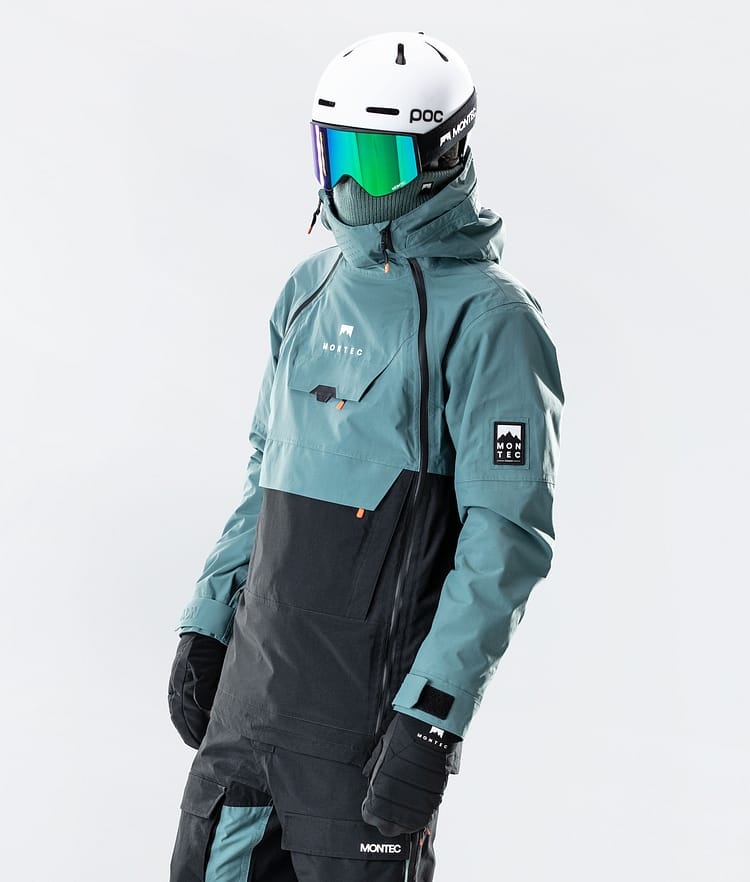 Montec Doom 2020 Veste Snowboard Homme Atlantic/Black, Image 5 sur 9