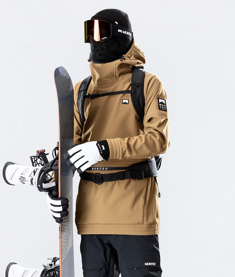 Montec Tempest 2020 Veste Snowboard Homme Gold, Image 4 sur 9