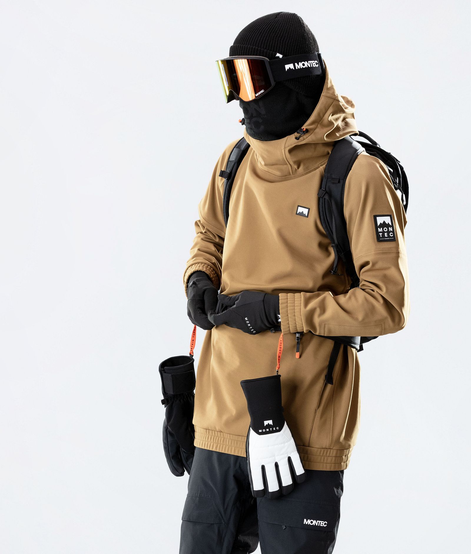 Montec Tempest 2020 Veste Snowboard Homme Gold, Image 5 sur 9