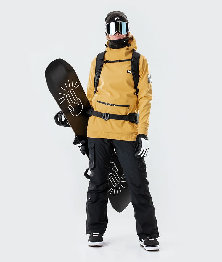 Montec Tempest W 2020 Veste Snowboard Femme Yellow, Image 7 sur 9