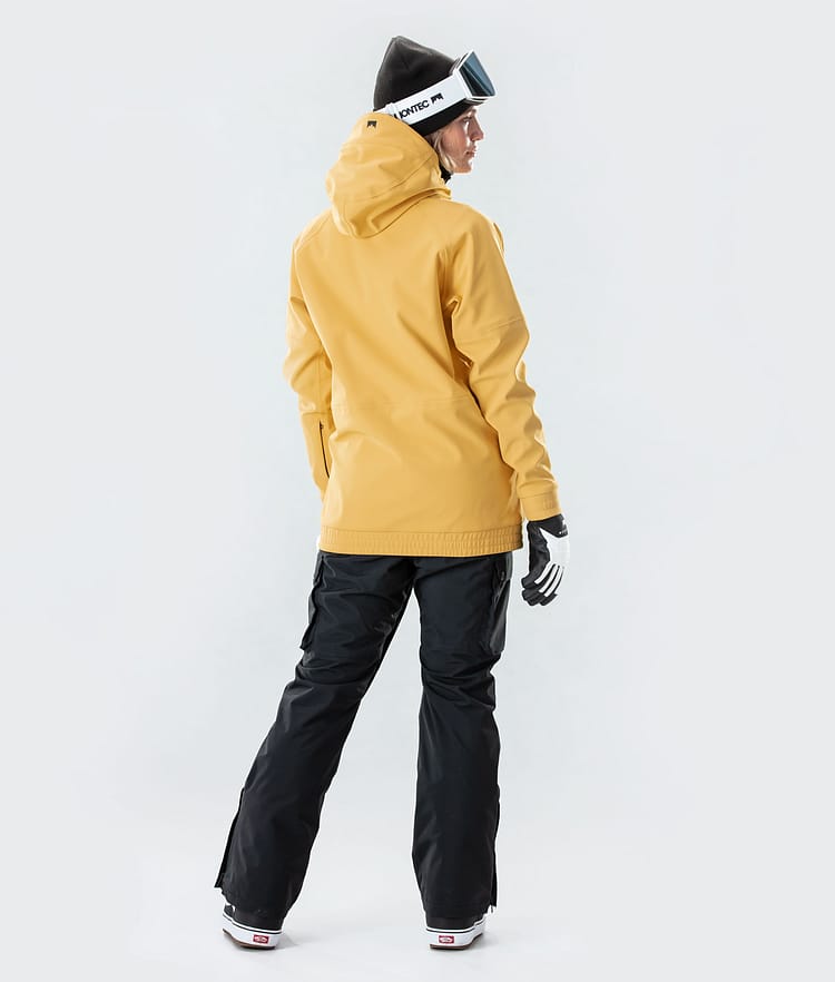 Montec Tempest W 2020 Snowboard Jacket Women Yellow, Image 9 of 9