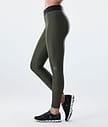 Dope Razor Legginsy Kobiety Olive Green