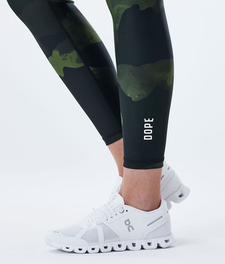 Dope Lofty Legginsy Kobiety Green Camo, Zdjęcie 7 z 8