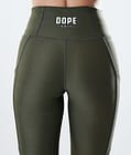 Dope Lofty Tech Legginsy Kobiety Olive Green, Zdjęcie 6 z 8