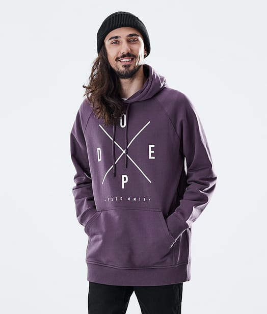 Dope Daily Sudadera con Capucha Hombre 2X-UP Faded Grape