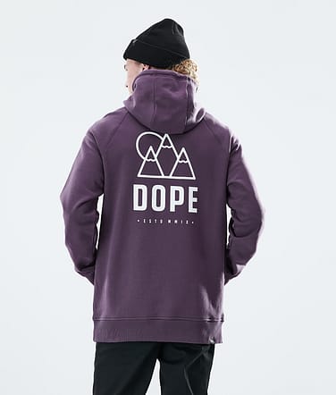 Dope Daily Mikina Pánské Rise Faded Grape