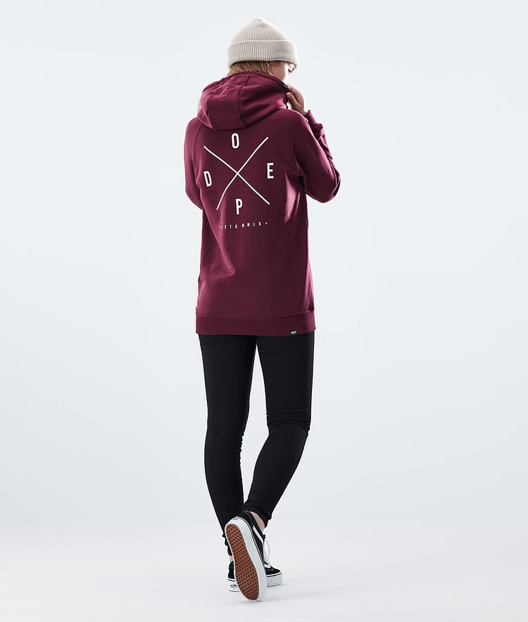 Dope Regular Bluzy z Kapturem Kobiety 2X-UP Burgundy, Zdjęcie 5 z 8