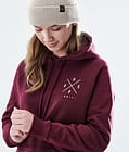 Dope Regular Bluzy z Kapturem Kobiety 2X-UP Burgundy, Zdjęcie 6 z 8