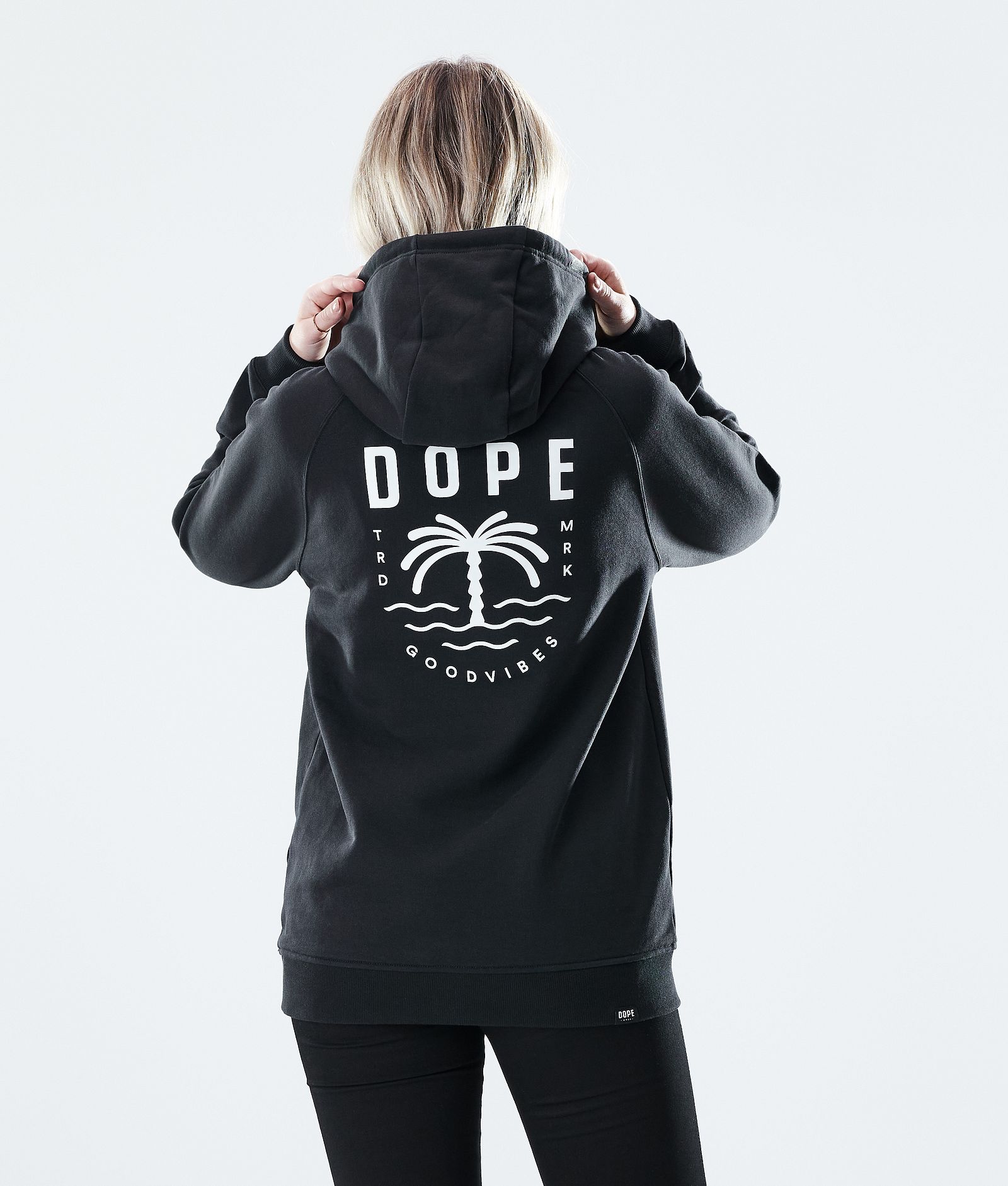 Dope Regular Bluzy z Kapturem Kobiety Palm Black, Zdjęcie 1 z 8