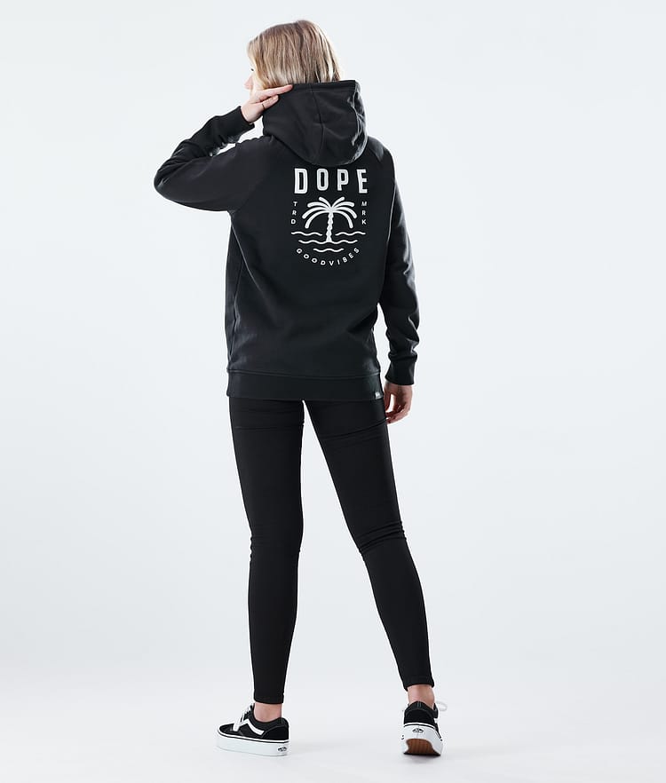 Dope Regular Bluzy z Kapturem Kobiety Palm Black, Zdjęcie 3 z 8