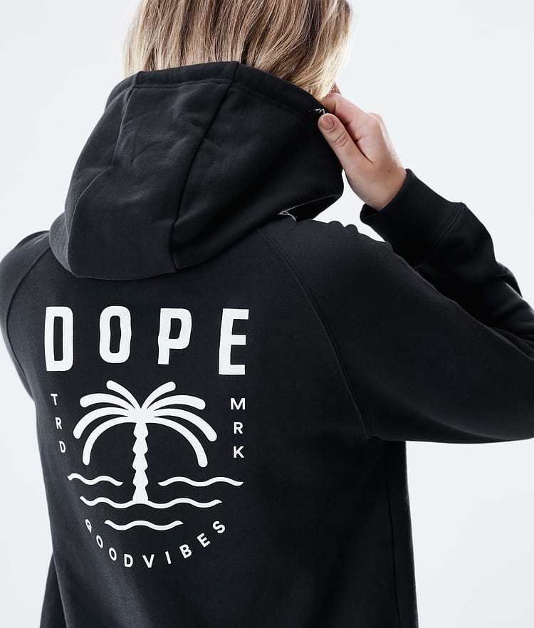 Dope Regular Bluzy z Kapturem Kobiety Palm Black, Zdjęcie 6 z 8