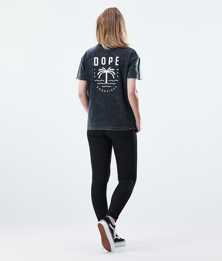 Dope Regular T-shirt Kobiety Palm Bleached Black, Zdjęcie 4 z 7