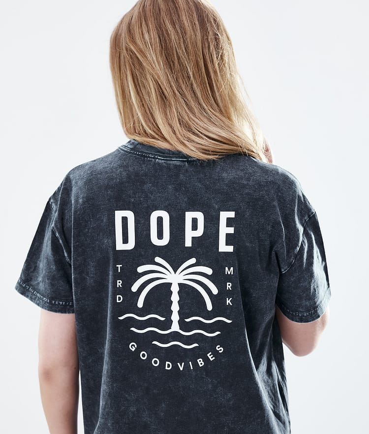 Dope Regular T-shirt Kobiety Palm Bleached Black, Zdjęcie 6 z 7