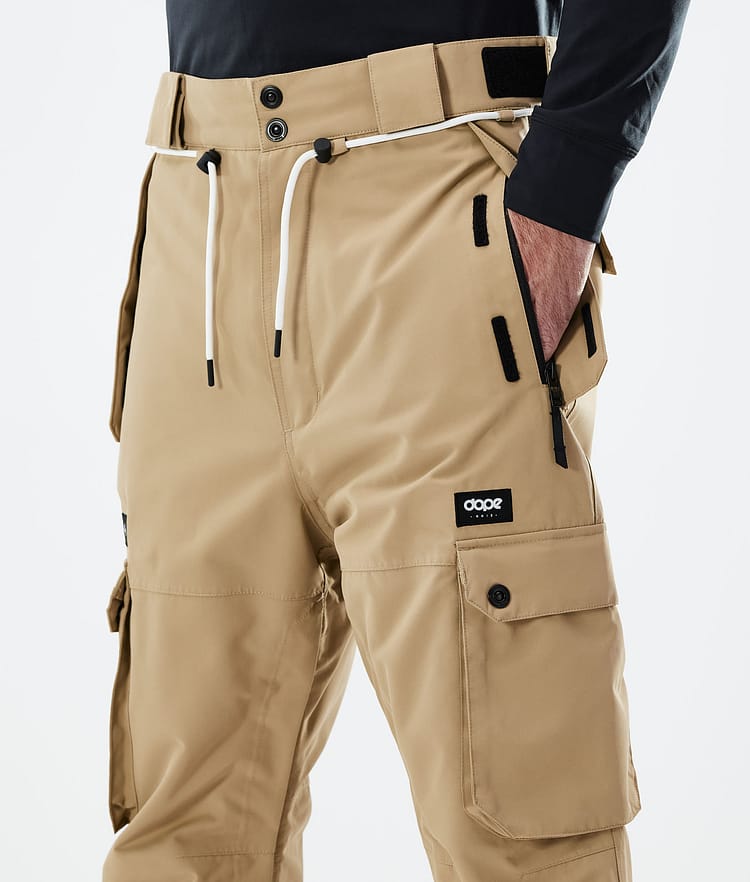 Dope Iconic 2021 Kalhoty na Snowboard Pánské Khaki, Obrázek 4 z 6