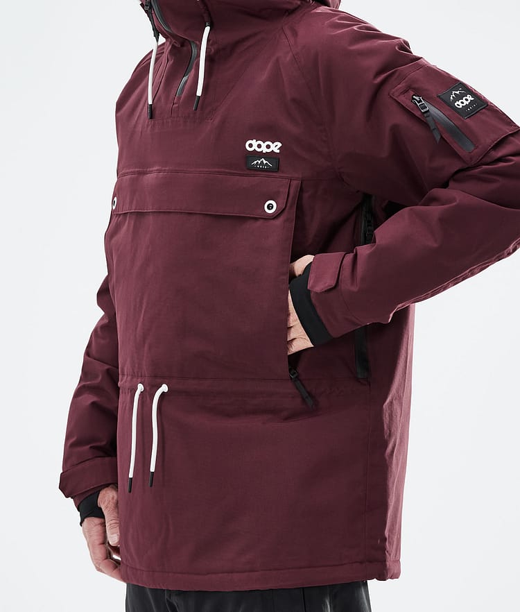 Dope Annok 2021 Bunda na Snowboard Pánské Burgundy, Obrázek 9 z 10