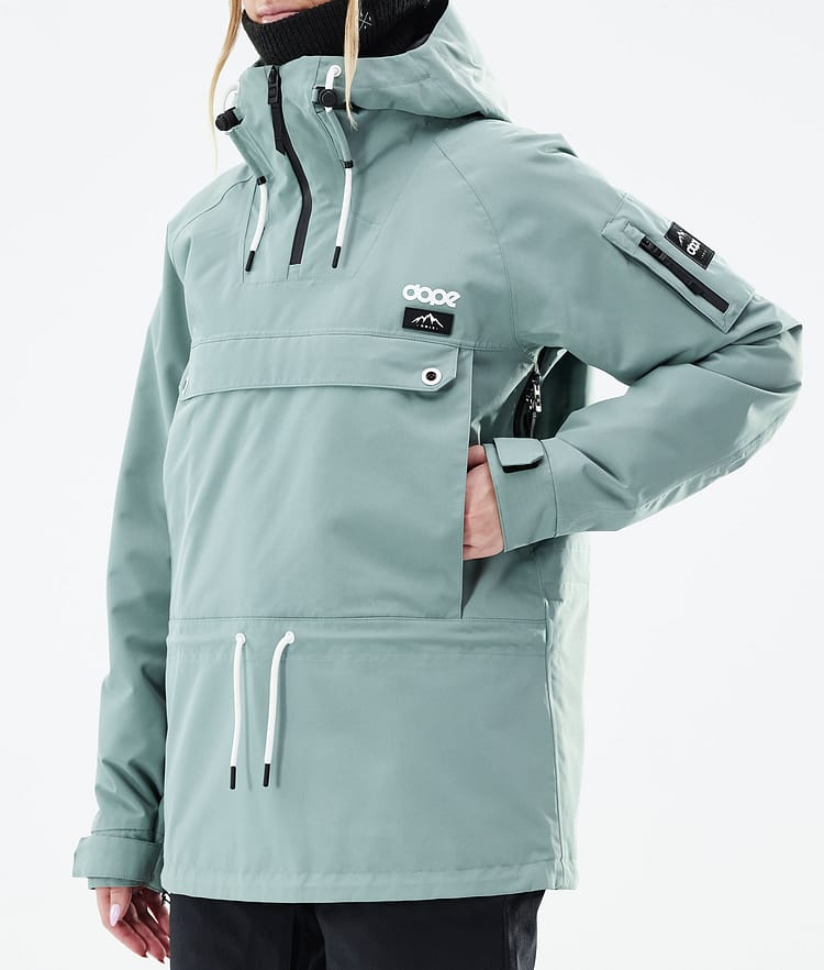 Dope Annok W 2021 Kurtka Snowboardowa Kobiety Faded Green, Zdjęcie 8 z 9