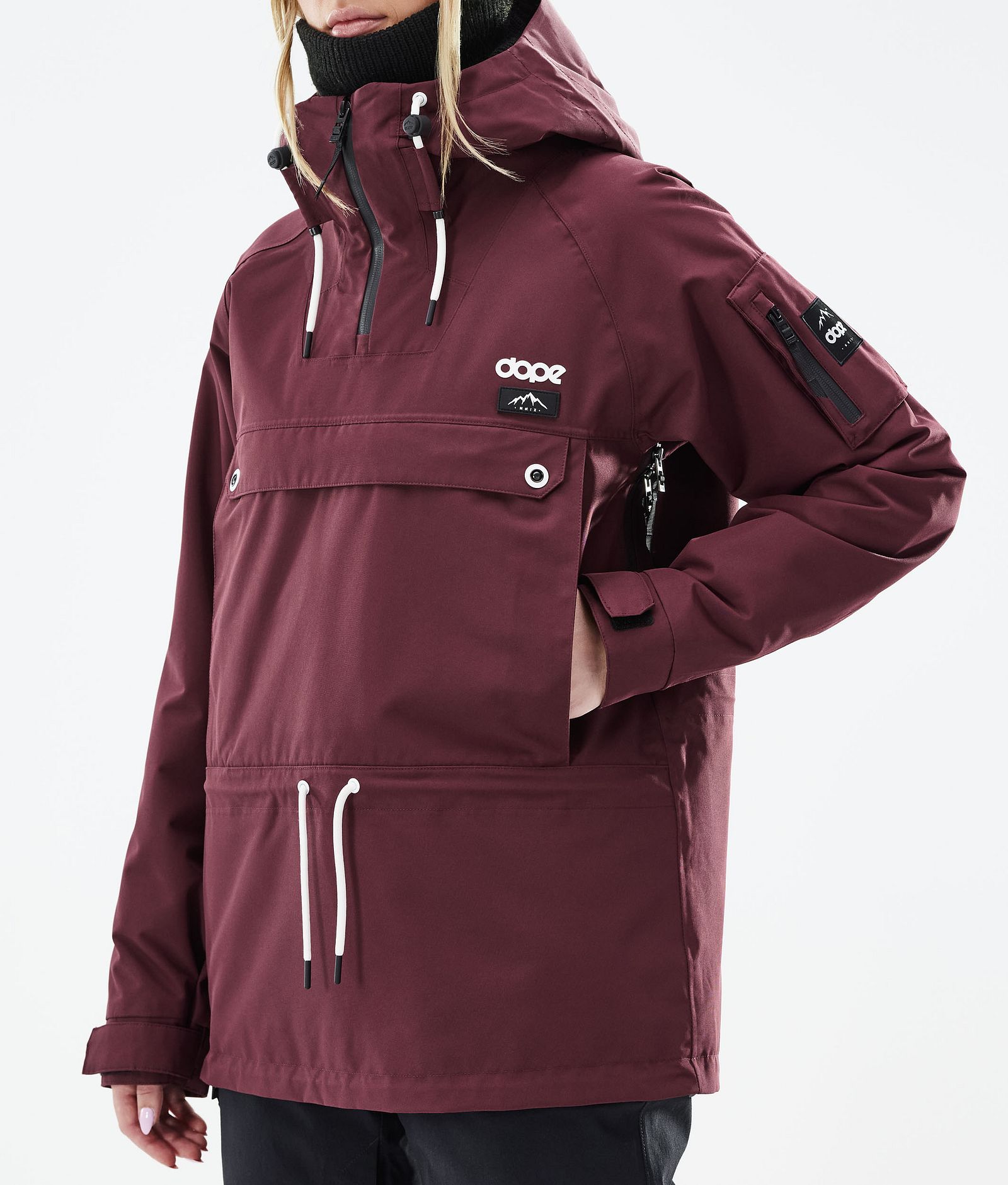 Dope Annok W 2021 Bunda na Snowboard Dámské Burgundy, Obrázek 8 z 9