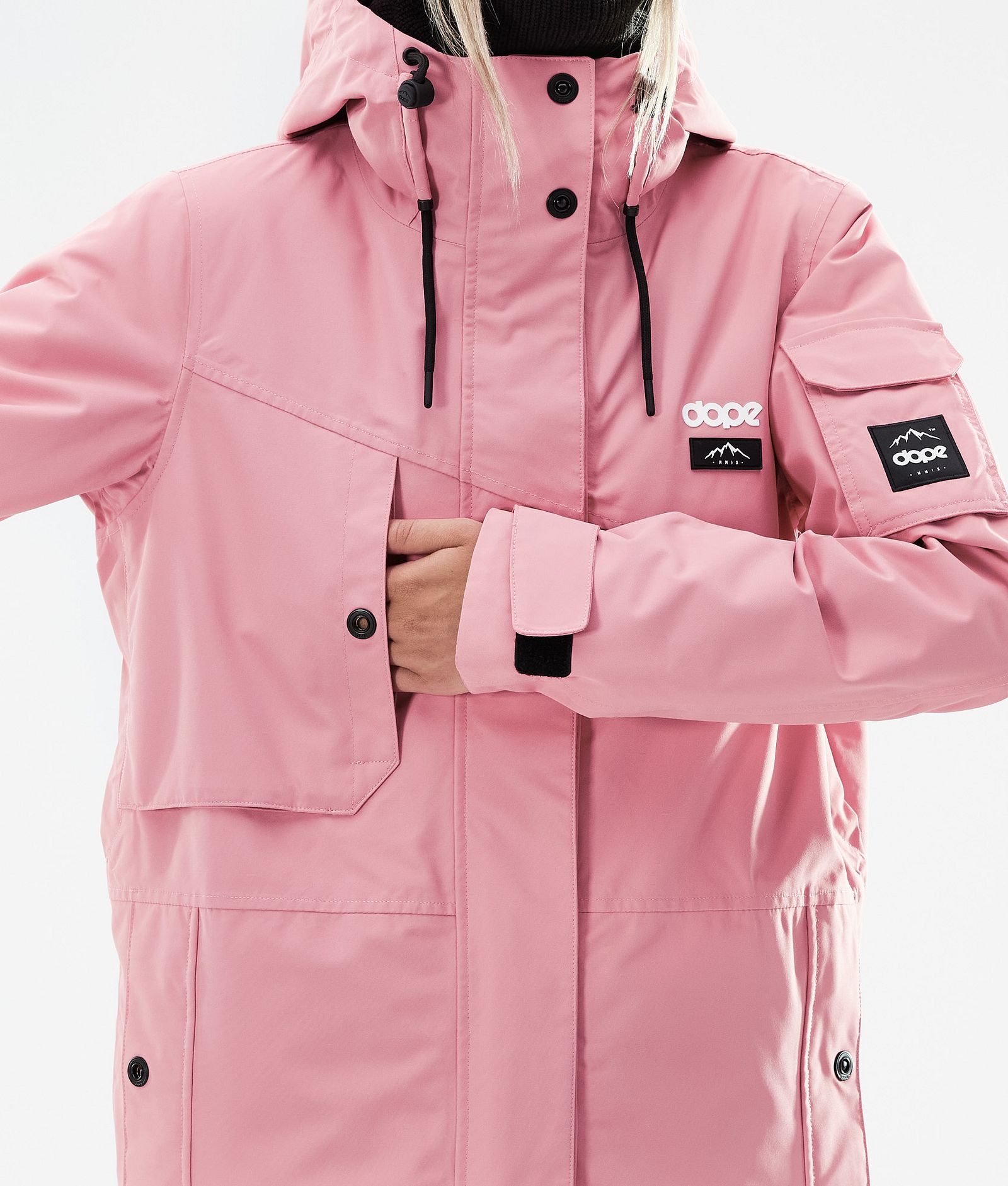 Dope Adept W 2021 Ski Jacket Women Pink, Image 10 of 11