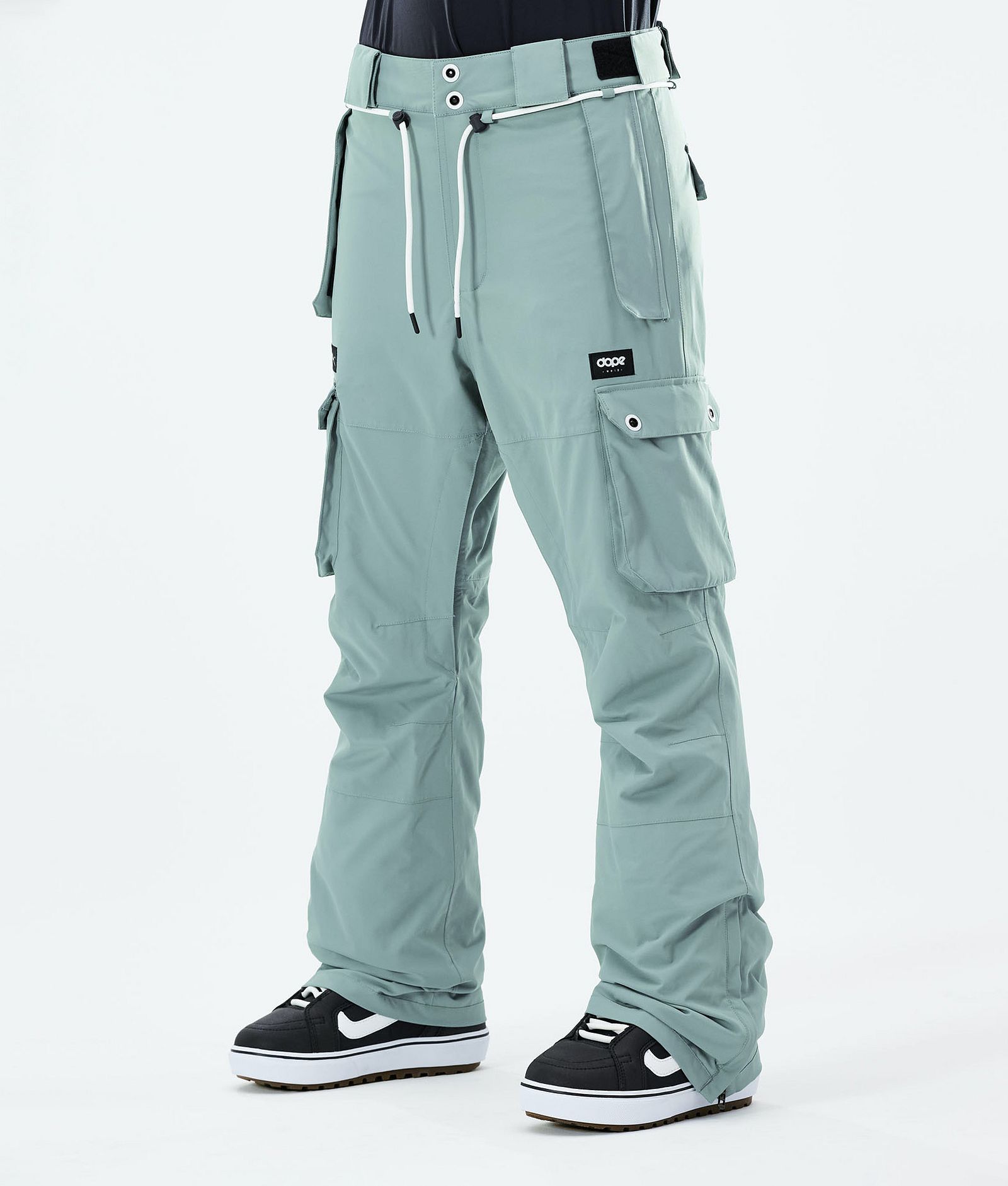 Dope Iconic W 2021 Spodnie Snowboardowe Kobiety Faded Green, Zdjęcie 1 z 6