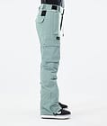 Dope Iconic W 2021 Spodnie Snowboardowe Kobiety Faded Green, Zdjęcie 2 z 6