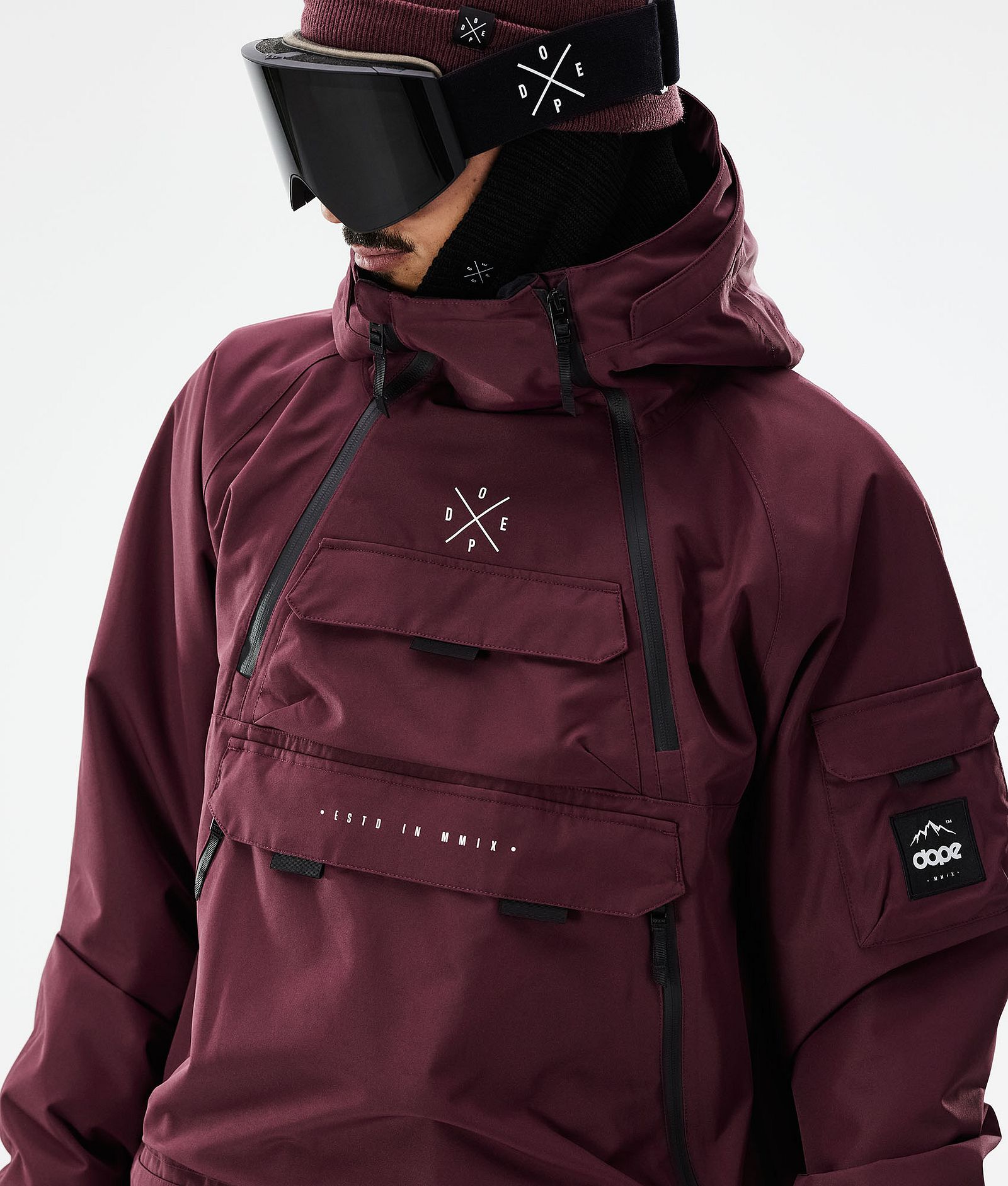 Dope Akin 2021 Bunda na Snowboard Pánské Burgundy, Obrázek 3 z 11