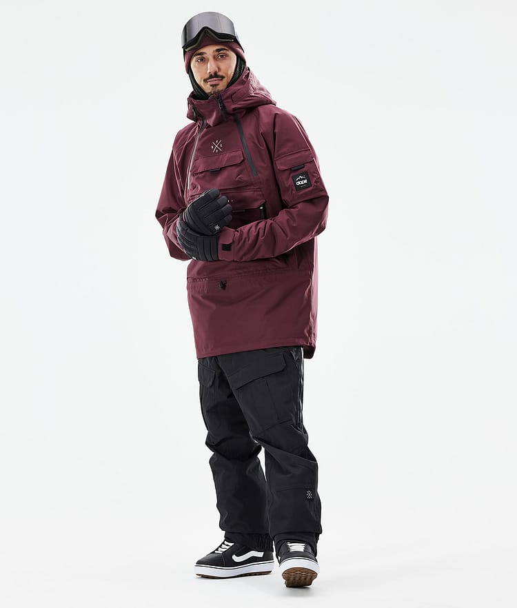 Dope Akin 21 Kurtka Snowboardowa Mężczyźni Burgundy, Zdjęcie 4 z 11