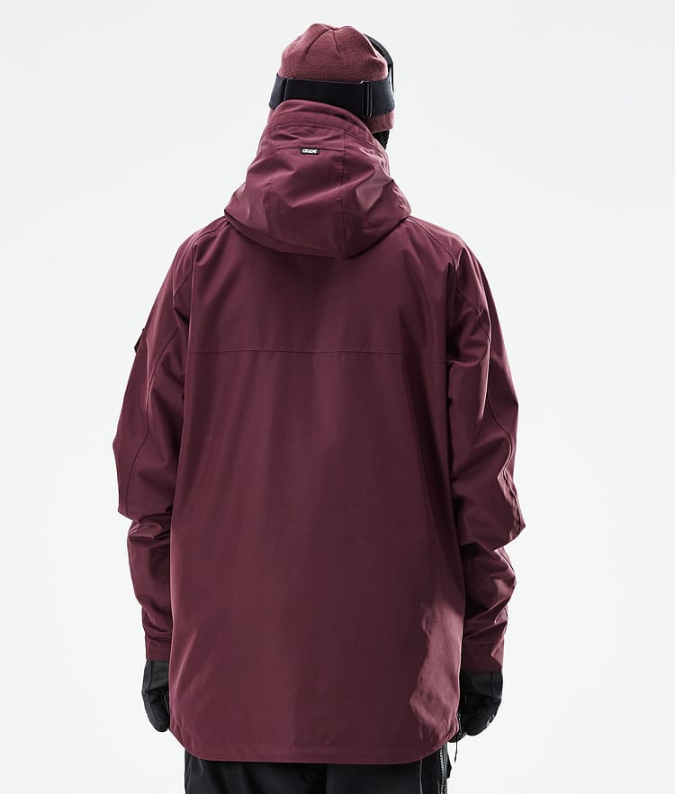 Dope Akin 21 Kurtka Snowboardowa Mężczyźni Burgundy, Zdjęcie 8 z 11