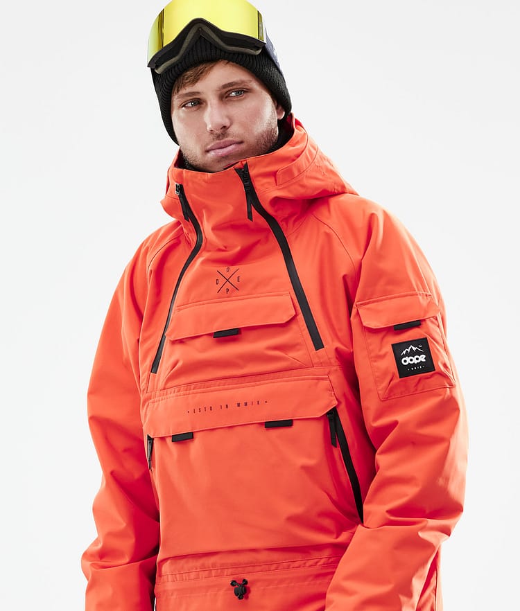 Dope Akin 2021 Giacca Sci Uomo Orange, Immagine 3 di 11