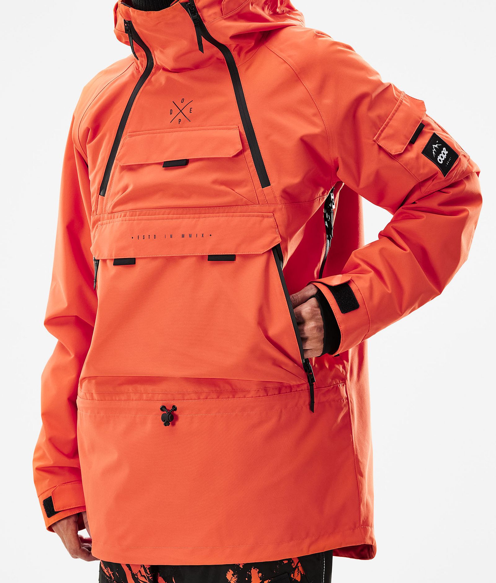 Dope Akin 2021 Ski Jacket Men Orange, Image 9 of 11