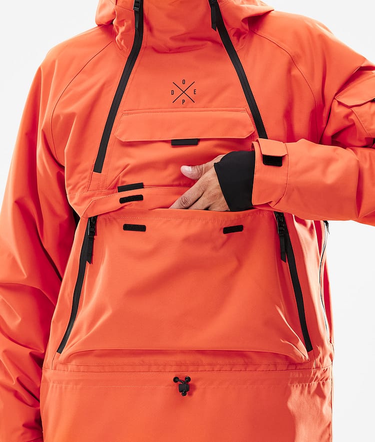 Dope Akin 2021 Ski Jacket Men Orange, Image 10 of 11