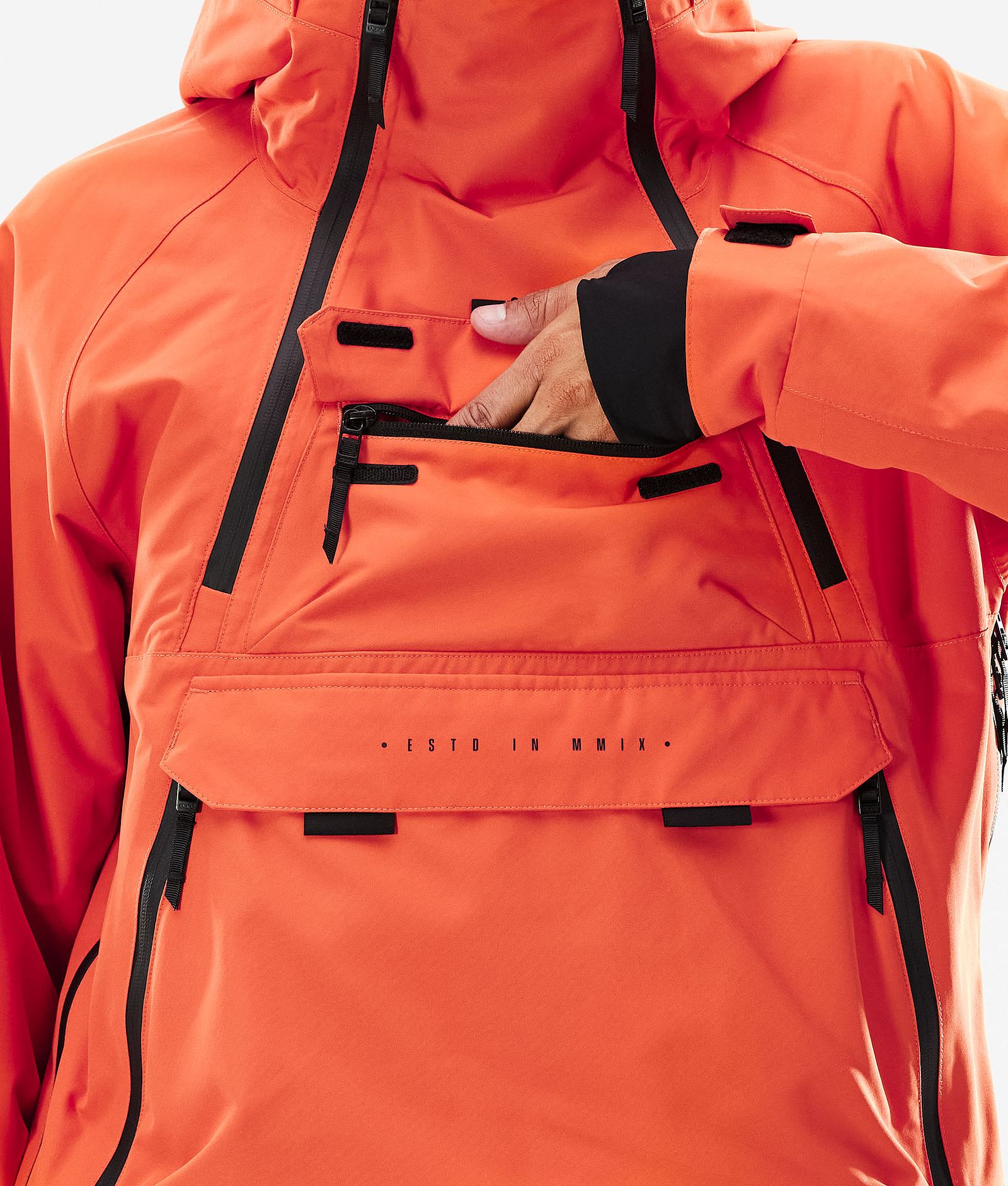 Dope Akin 2021 Ski Jacket Men Orange, Image 11 of 11