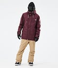 Dope Adept 2021 Bunda na Snowboard Pánské Burgundy, Obrázek 4 z 11