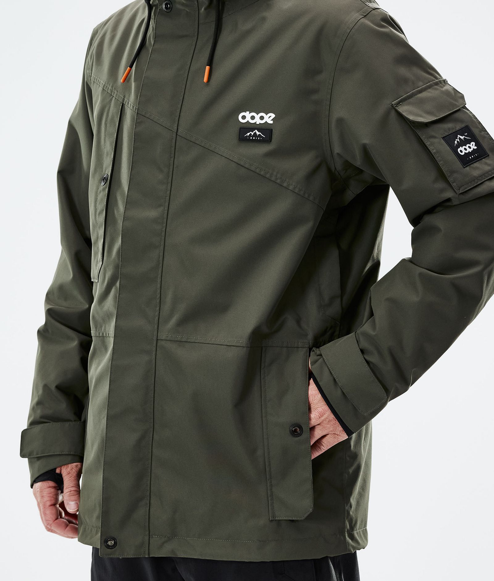 Dope Adept 2021 Snowboard Jacket Men Olive Green, Image 9 of 11