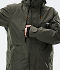 Dope Adept 2021 Snowboard Jacket Men Olive Green, Image 10 of 11