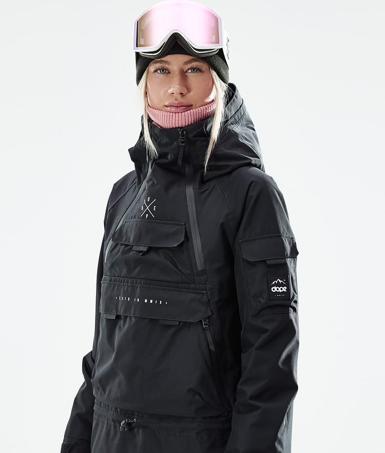 Dope Akin W 2021 Bunda na Snowboard Dámské Black, Obrázek 3 z 11