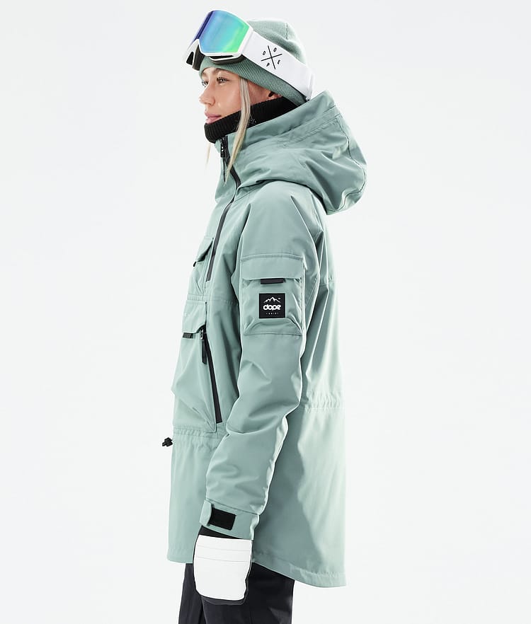 Dope Akin W 2021 Kurtka Snowboardowa Kobiety Faded Green, Zdjęcie 5 z 11